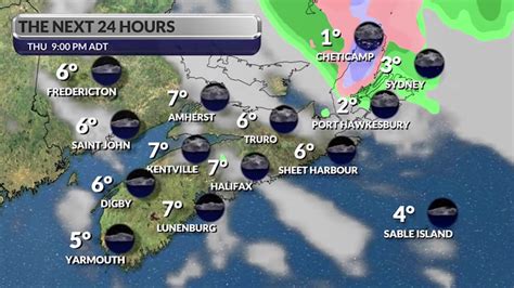 Truro, NS Hourly Forecast .
